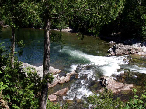 Fosse Petit-Sault rivière Sainte-Anne