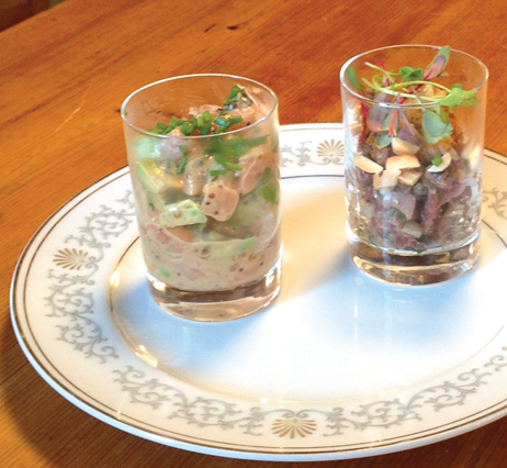 Tartare de saumon (4 personnes)