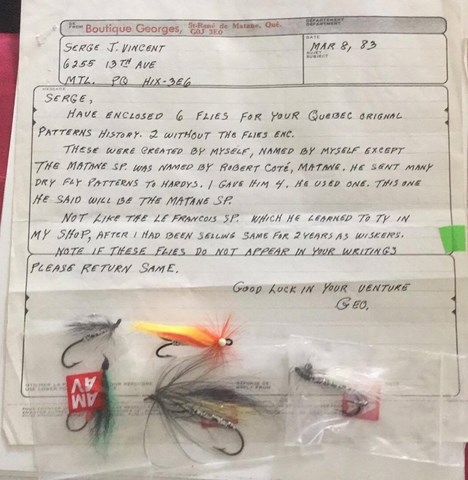 Lettre de George Maul à Serge j. Vincent