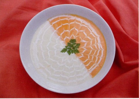Potage crécy à l'orange